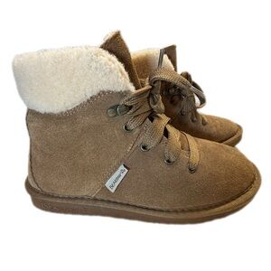 BearPaw Marta Ankle Lace-Up Boots